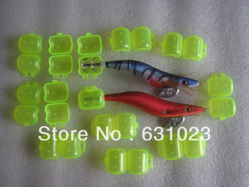

MR OCTOPUS 100pcs fishing hook protector,fishing tackle ,fishing accessary, middle size ,for 3.5# 3.0# 2.5# squid jigs.
