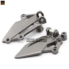 Para kawasaki ex250r/z250 z300 ex300 ninja 250/300 accesorios de la motocicleta pedal reposapiés delantero izquierdo derecho clavija de montaje soporte