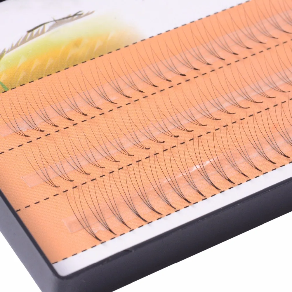 

1 box 6/8/9/10/11/12/14 mm 0.07 C Curl 3D Individual Mink False Eyelashes Extension Soft Black Fake False Eye Lashes