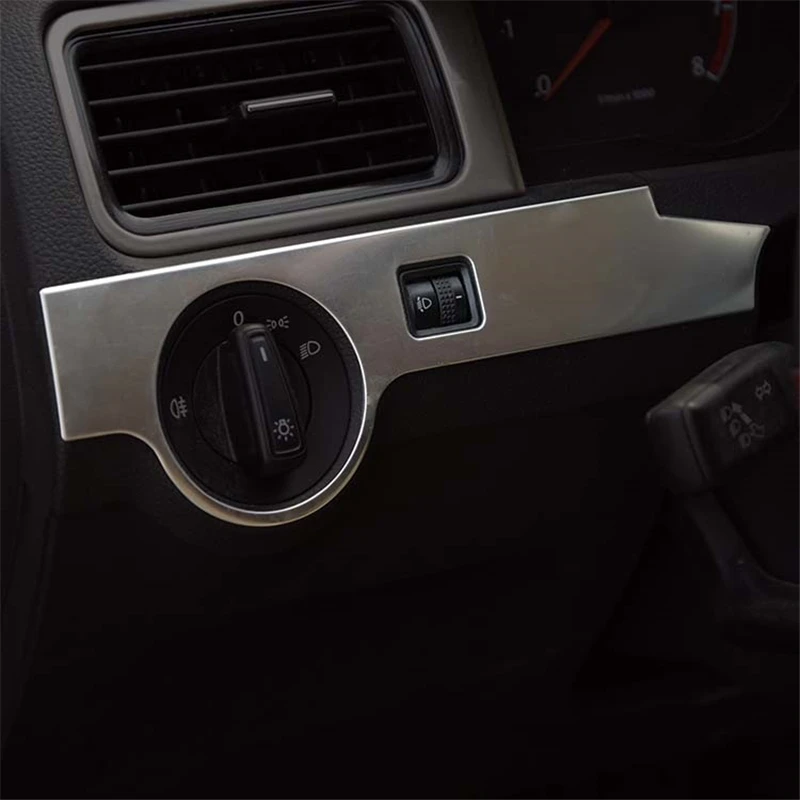 

Air Conditioner Headlamp Control System Interior Modified Chromium Car Styling 13 14 15 16 17 18 19 FOR Volkswagen Gran Santana