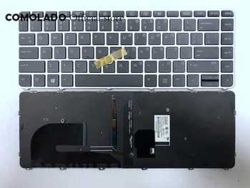 

US Backlit Laptop Keyboard For HP EliteBook 745 G3 840 G3 Series Backlit Laptop Keyboard US Black