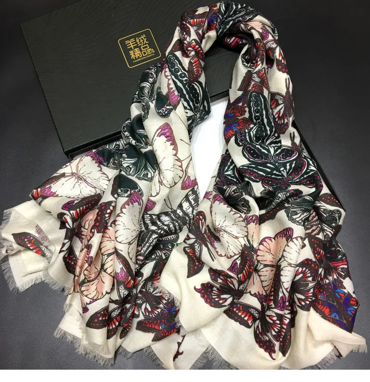 Новая Геометрическая Бабочка Леди высокого класса Кашемир украшение для шарфа хиджаб шарфы Многофункциональный Прямая YR18