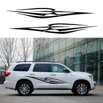 

2 X Simple Abstract Striped Decorative Art Branch Spears Life Car Sticker for SUV Camper Van Car Styling Vinyl Decal
