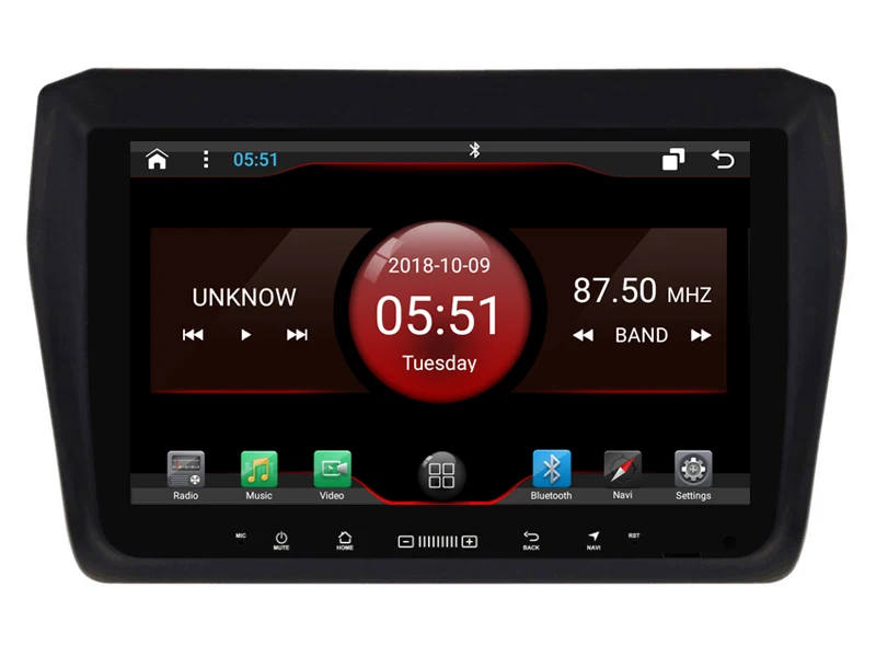 Perfect OTOJETA DSP stereo carplay android 8.1.2 car radio for Suzuki SWIFT 2017-2018 Ips screen bluetooth player Wifi GPS tape recorder 3