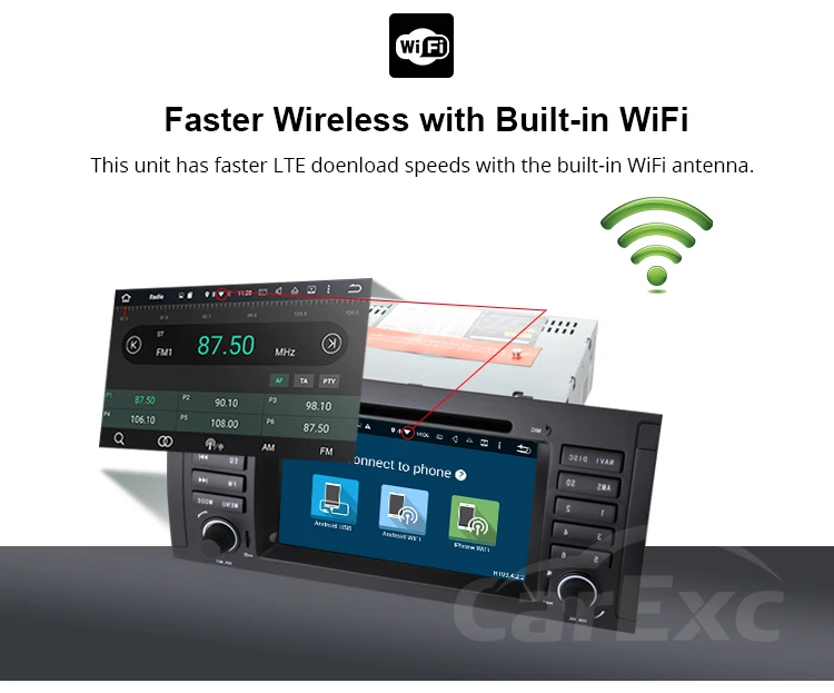 Flash Deal Android 9.0 Quad Core Car DVD Player GPS Navi Radio Stereo For BMW E39 1996-2003 E53 X5 With   Wifi BT 11