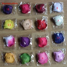 Распродажа оптом 1000 шт./лот Свадебные украшения романтические Искусственные цветы из полиэстера Свадебные лепестки роз