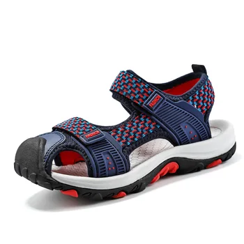

Bekamille Children Sandals Non-Slip Toddler Shoes Sandals Kids Mesh Flat Shoes New Sports Primary School Sandals