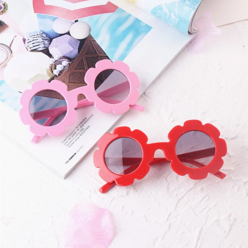 Hot Sale Kids Sunglasses Cute Flower Frame Round Fashion UV400 Summer Protector Hot Sale Kids Sunglasses Cute Flower Frame Round Fashion UV400 Summer Protector