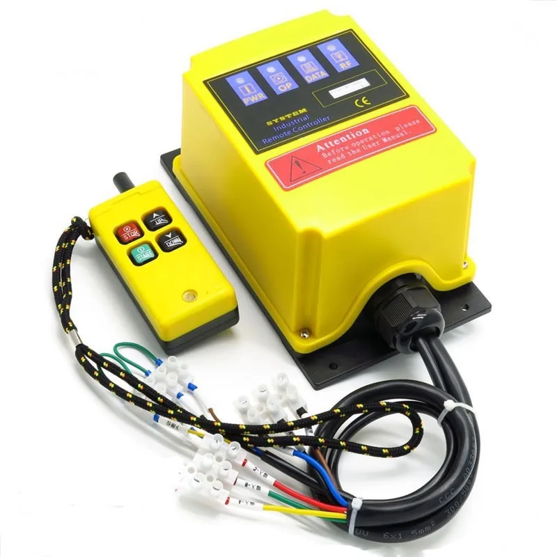 

AC 220V Industrial Remote Control Switch Crane Transmitter 4 channels Built-in contactor Lift electric hoist Direct control type