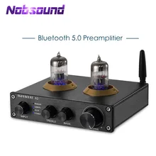 2019 Nobsound стерео 6N3 вакуумный предусилитель-усилитель Bluetooth 5,0 HiFi USB-PC декодер AUX Preamp с тройным и управление НЧ(China)
