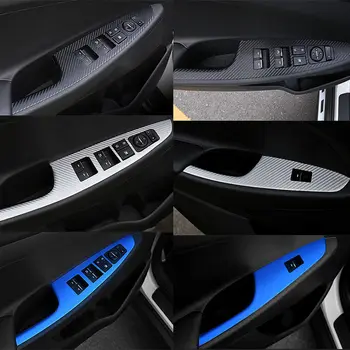 

Stickers Interior Window Switch Panel Molding Cover Trim ForHyundai Tucson15-17