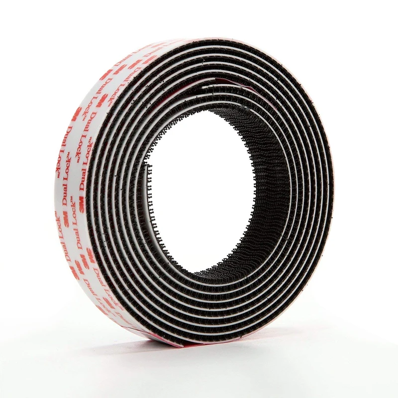 

3M Dual Lock Black Self Adhesive Fastener Tape Mushroom Adhesive Fastener Tape Reclosable Tape Sewing Fastener