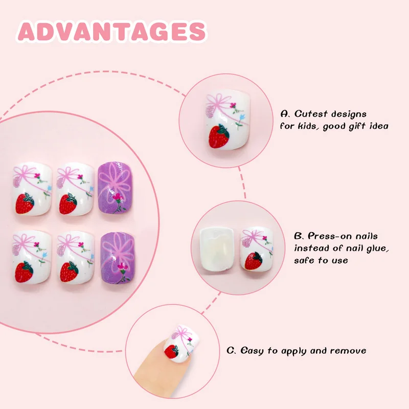 false nails for kids-C35-6