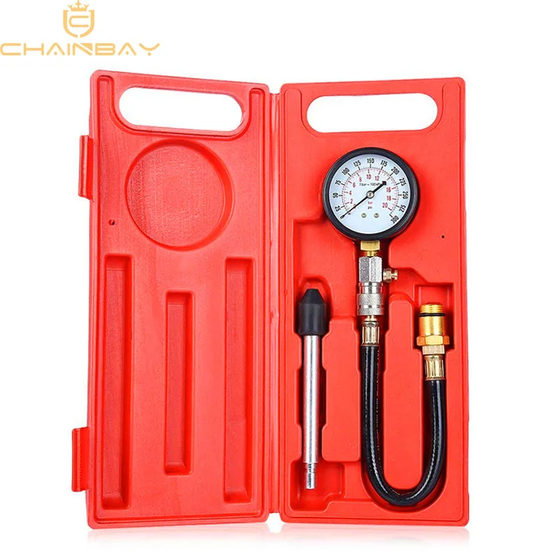 

Cylinder Compression Tester Pressure Gauge Auto Motorcycle Car Repairing Tool Auto Diagnostic Tool