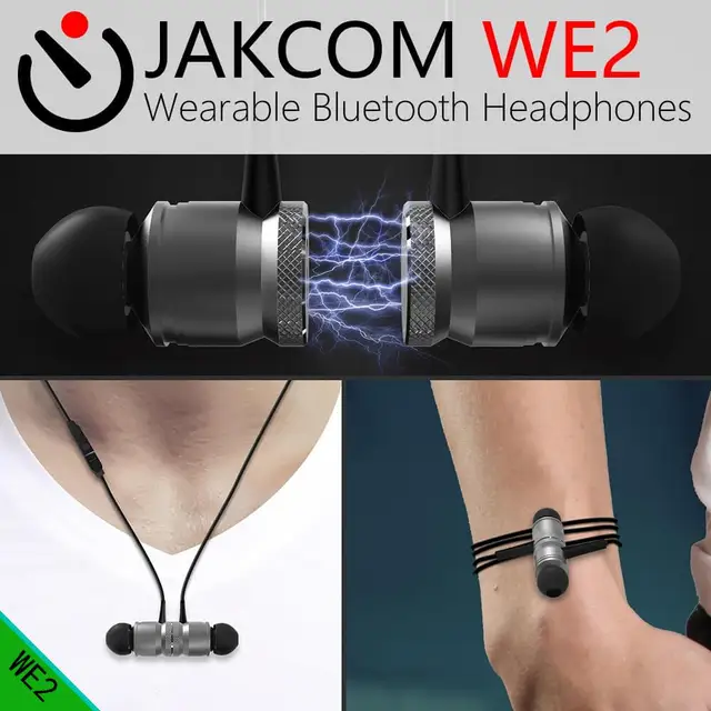 Best Offers JAKCOM WE2 Smart Wearable Earphone Hot sale in Smart Accessories as sports ugreen my band 3