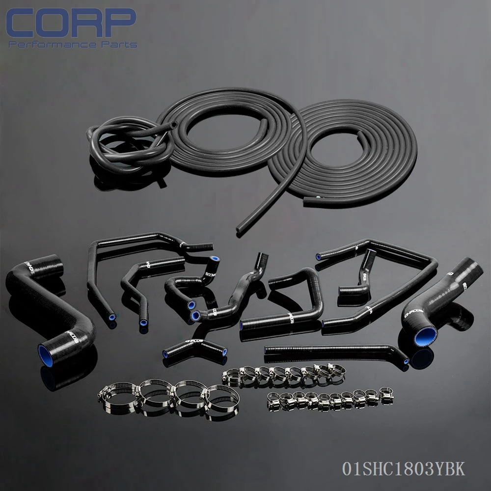 Silicone Hose + Vacuum Kit For SUBARU IMPREZA GDB GDA GB GG 2.0 WRX STI