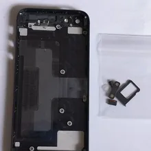 Для iphone 5 5s SE крышка батареи задняя дверь Чехол для задней Корпус рамка с боковыми ключами