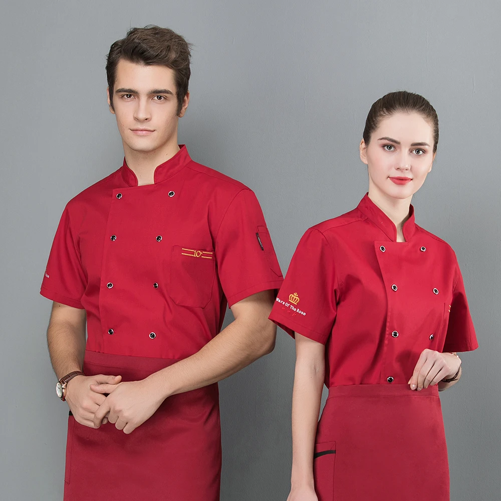 Куртка шеф-повара буфет Униформа Ropa De Cocina суши пекарня отель испечь торт хлеб кофе магазин питание для женщин и мужчин Рабочая одежда