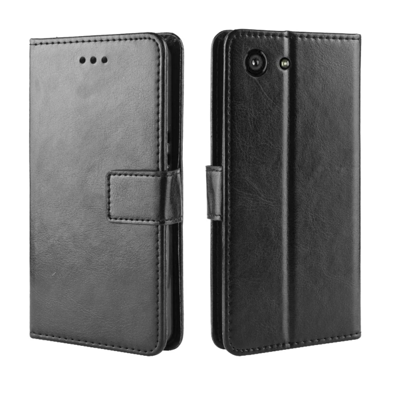 PU Leather cover with TPU for Sony Xperia XZ4 Compact case Card slot Flip Stand Bag | Мобильные телефоны и аксессуары