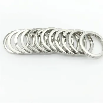 

Wholesale 50pcs/lot Keyring Split Ring 25mm 30mm Loop Round Key Ring Keychain Clasps For Making Sleutelhanger Diy Accessories
