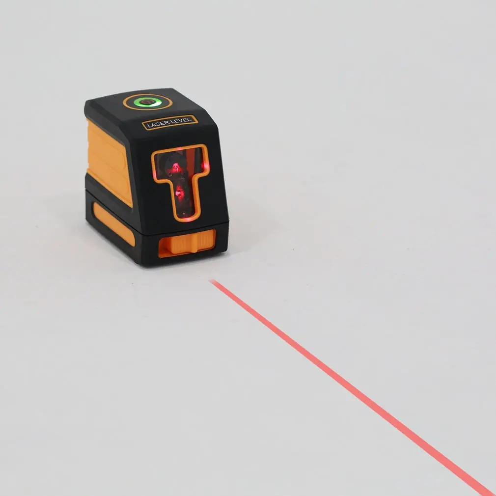 T01 линия лазерный нивелир уровень вертикальный горизонт крест мини красный самонивелирующийся ручной измерительный горизонтальный 630-670nm
