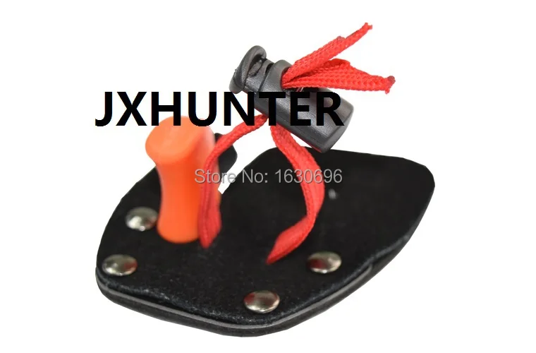 

1PK New Archery Finger Protector Tab Guard Glove Leather Hunting for RH Shooting