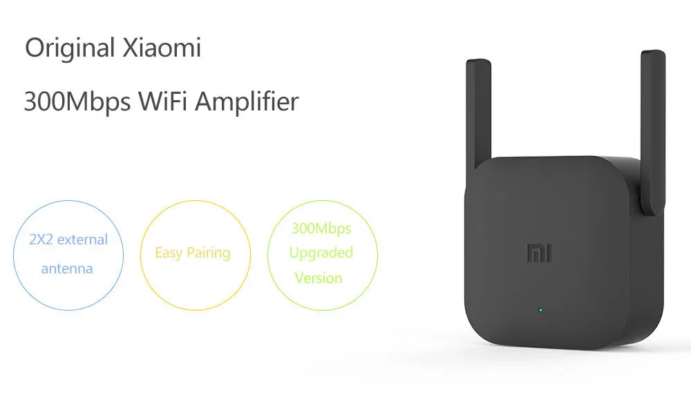 Original Xiaomi Pro 300M WiFi Router Amplifier Repeater Signal Cover Extender Roteador 2 Wireless Router Repetidor Mi repeater (1)