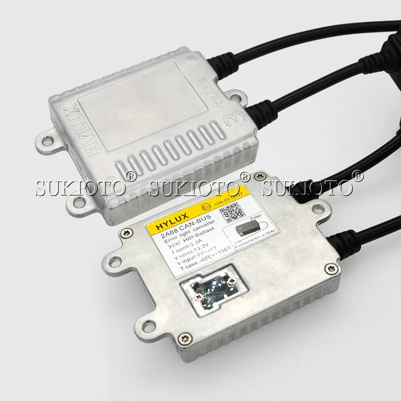SUKIOTO AC 35W Canbus HID Xenon Kit Yeaky H1 H11 HB3 HB4 D2H H7 Xenon Bulb 4500K 5500K 6500K Hylux 2A88 Canbus HID Ballast Kit (3)