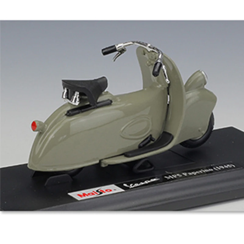 Модель MAISTO 1:18 Vespa Mp5 Paperino из сплава гибкие вращающиеся колеса игрушка для детей