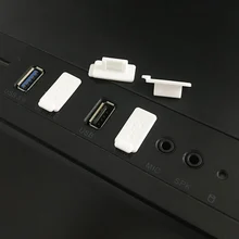 FFFAS 5 шт. Пылезащитная заглушка для USB силикагель Пылезащитная аппаратная Пылезащитная крышка Пылезащитная Крышка для ПК компьютер power Bank ноутбук