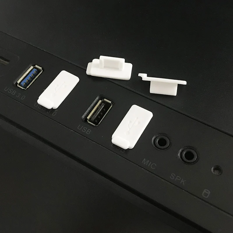 

FFFAS 5 Pieces USB Dust Plug Silica Gel Dustproof Hardware Dust Cover Dust-free for PC Computer Power Bank Notebook Laptop