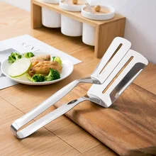 Нержавеющая сталь барбекю хлеб клип буфет стейк еда зажим обжарочные лопатки кухонный инструмент FP8