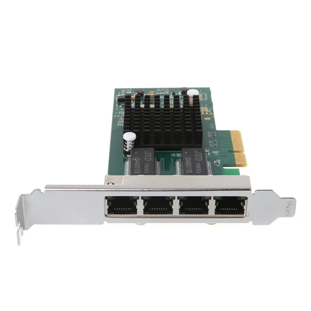 

Intel I350-T4-QY Chip PCI-Express PCI-E Four RJ45 Gigabit Ports Server Adapter NIC