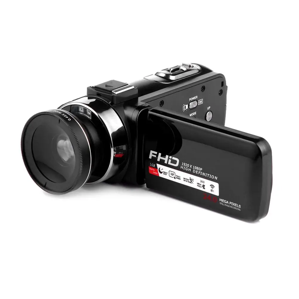 

Camcorder Video Camera Full HD 1080p 24.0 MP Digital Camera Camcorders 16X Digital Zoom