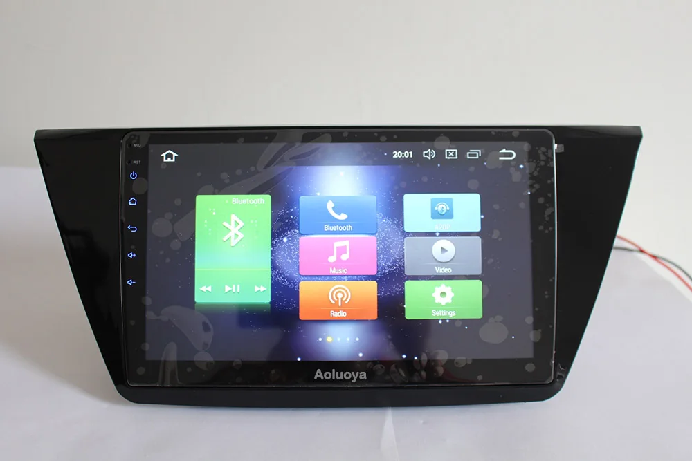 Clearance Aoluoya IPS RAM 4GB Octa Core Android 8.0 CAR Radio DVD GPS Navigation For VW Volkswagen Touran 2016 2017 audio multimedia WIFI 1