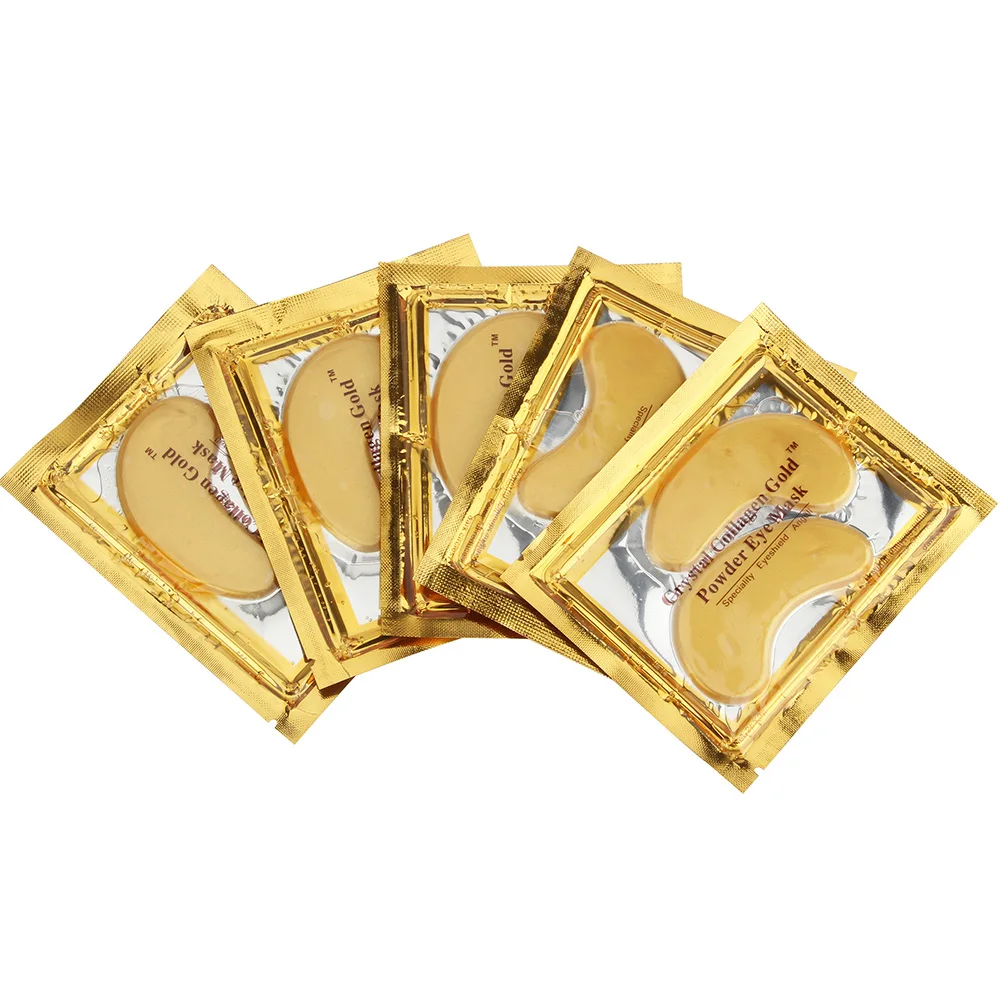 Eye Mask 30pcs=15packs High Quality Gold Crystal Collagen Eye Patches Dark Circle Remover Colageno Moisturizing Anti-Aging