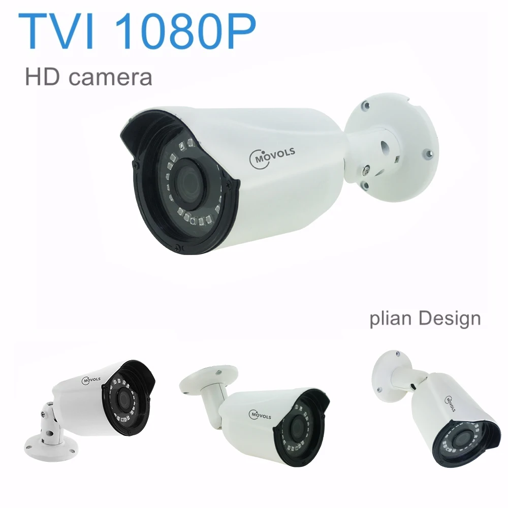 MOVOLS 1080p CCTV 4 белая камера видеонаблюдения 4 шт 2000TVL наружная камера безопасности Система 8CH 1080N DVR комплект