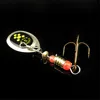 FISHINAPOT 1 piezas gancho 6 cm 2,5G pesca señuelo Spinner cuchara señuelo girando cequis del Metal ganchos Wobbler Crankbait aparejos de pesca ► Foto 1/5