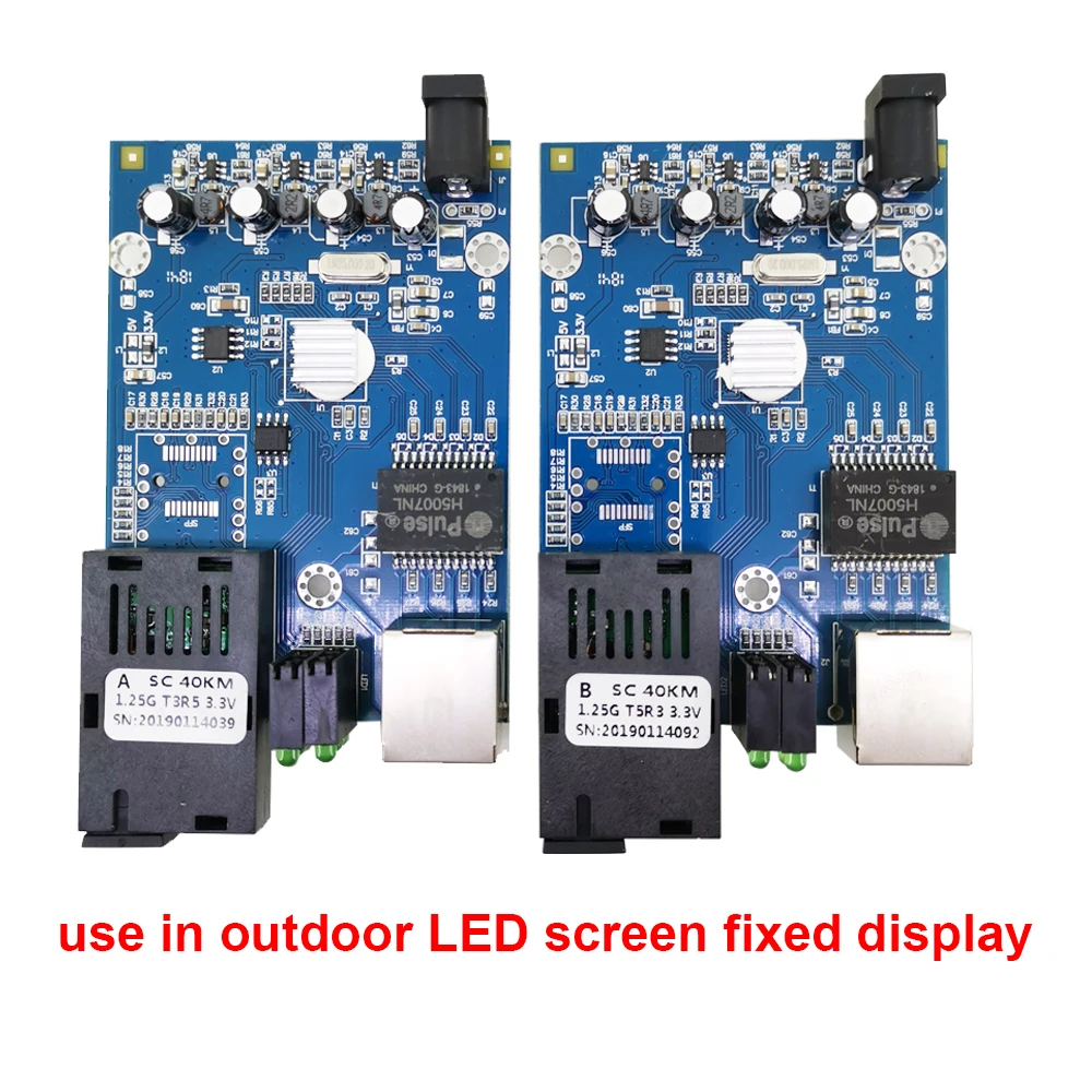 1 Pair Gigabit Fiber Media Converter Led Marquee Signs 1000m Single Mode Single Fiber Sc 20km Outdoor Led Screen Fixed Display To Be Highly Praised And Appreciated By The Consuming Public Communication Equipments