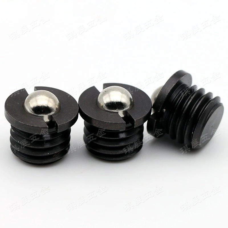2pcs ball plunger pin dowel screw flange type pressed thread