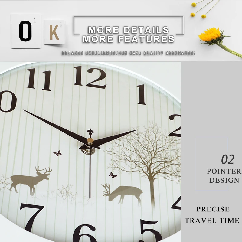 Wall Clock Digital Clock Wall Clocks Wall Home Decor Home Clock Big Wall Clock Wooden Wall Clock 3d Clock Vintage Wall Clock Wall Clock (4)