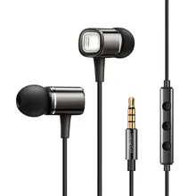 In-ear Universal Metal Earphones Mobile Phone Computer Microphones HiFi Music Headset Sports Running Stereo Headset Portable F4