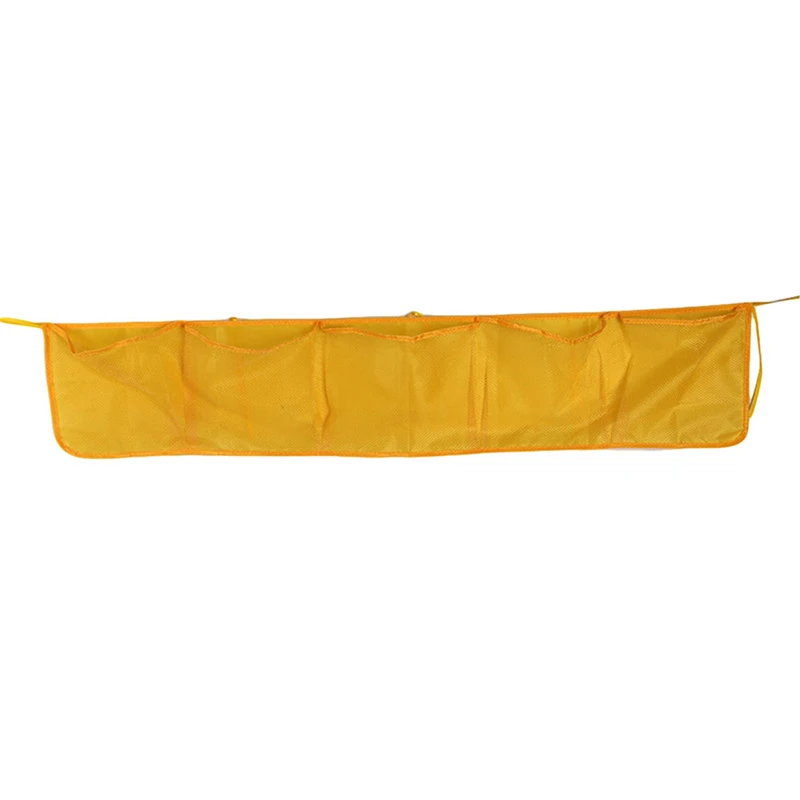 Детская кровать подвесная сумка для хранения детская кроватка подвесные сумки для хранения Детские бамперы для постельных принадлежностей органайзер для хранения пеленок кровать бампер - Цвет: yellow