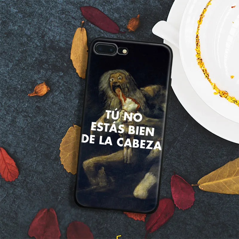 

Famous Horror Painting Quotes Memes Soft Silicone Phone Case Cover Shell For iPhone 5 5s Se 6 6s 7 8 Plus X XR XS MAX