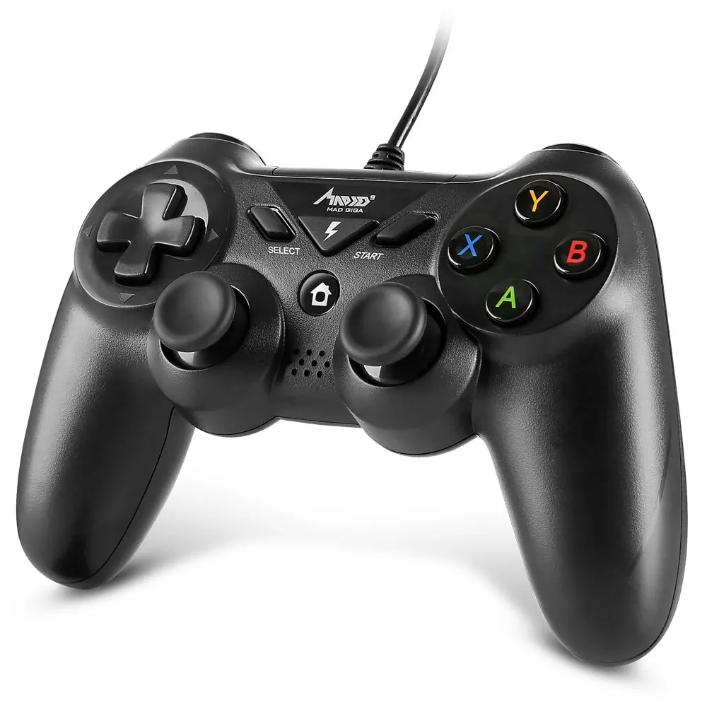 Game Controller, MAD GIGA Wired USB Gamepad for Android Tablets, PS3, TV Box, PC(Windows 8/7/95/98/ME/2000/XP), Vista, Gear VR
Game Controller, MAD GIGA Wired USB Gamepad for Android Tablets, PS3, TV Box, PC(Windows 8/7/95/98/ME/2000/XP), Vista, Gear VR