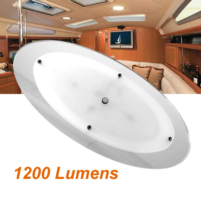 1200 Lumens Dimmable LED Cabin Dome Light Blue Mood Ambiance Light