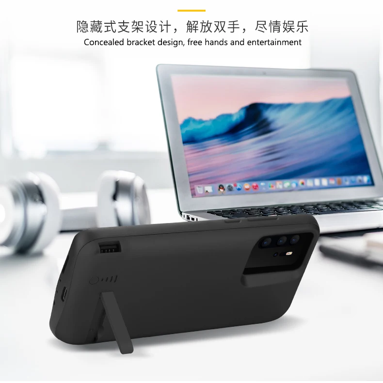 5000 мА/ч Батарея чехол для huawei P30 Мощность Крышка USB Зарядное устройство Капа