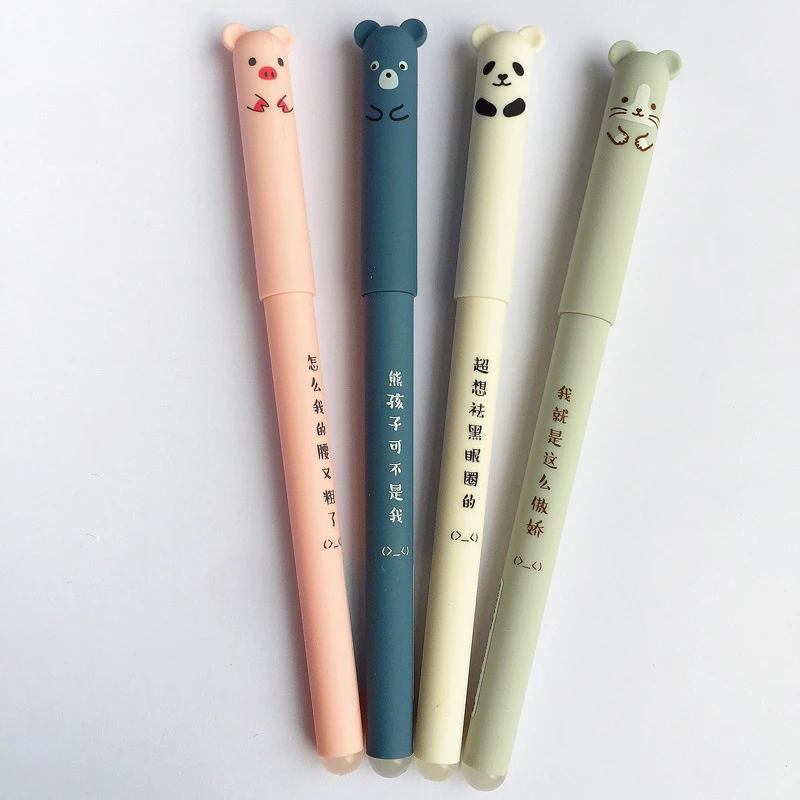 Kawaii Cute Panda Gel Pens Black Ink Gift Stationery Office School Supply 