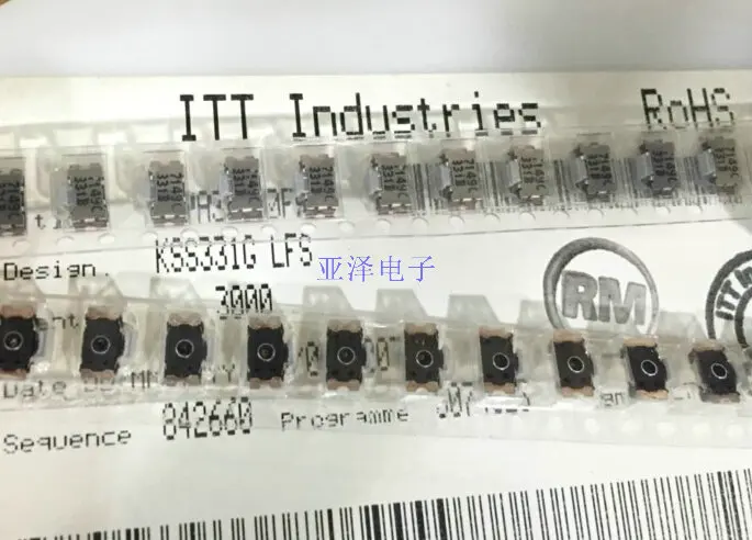 

20PCS/LOT original KSS331G SMD touch switch, 3.5*7 side button, KSS341G genuine spot