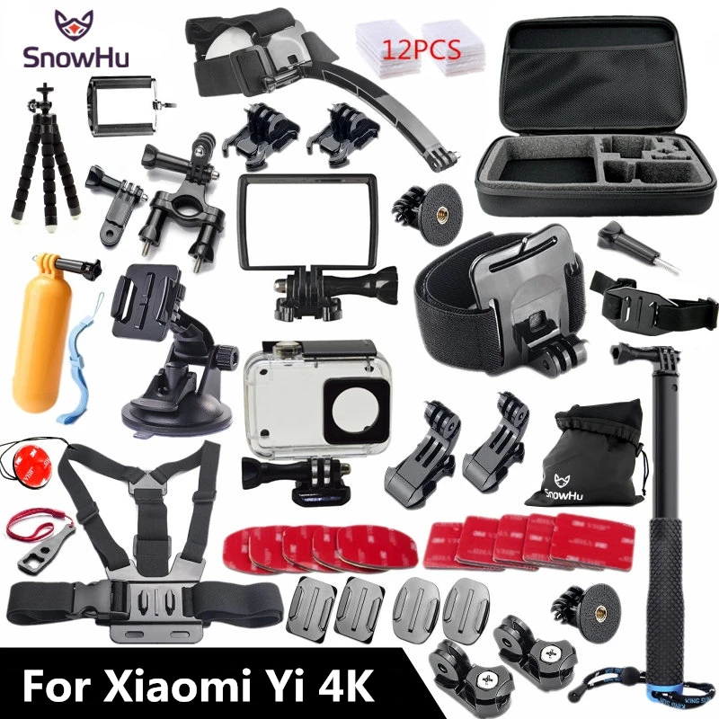 SnowHu For Xiaomi Yi 4K Accessories Monopod Stick Octopus Tripod For Xiaomi Yi 4K Yi2 font